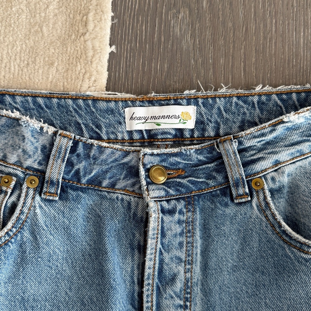 Heavy Manners Blue Denim Jeans - Picture 2 of 4